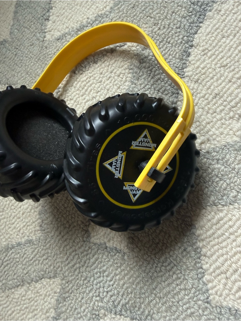 Monster Jam Ear Protection Headphones - Yellow/Black